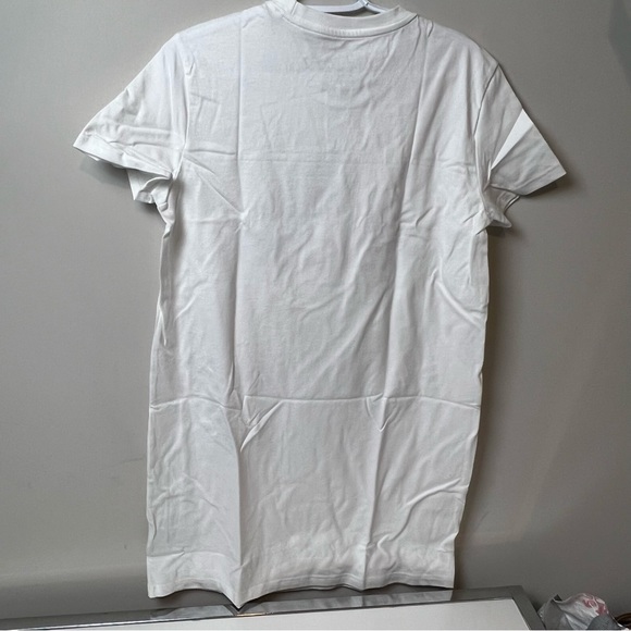 Adidas White Badge of Sport T-Shirt Dress - Picture 3 of 3